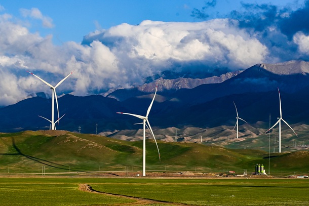 1.1.图为新疆电力三台风电场