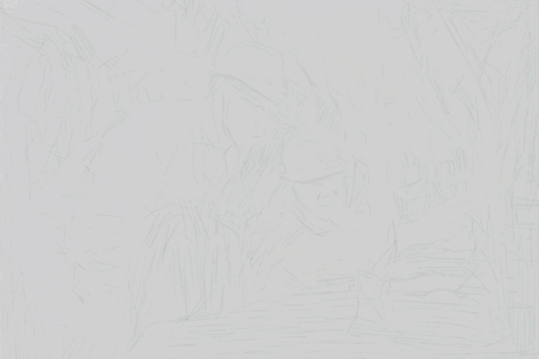 图为一期节能减排改造项目技术讨论水彩手绘